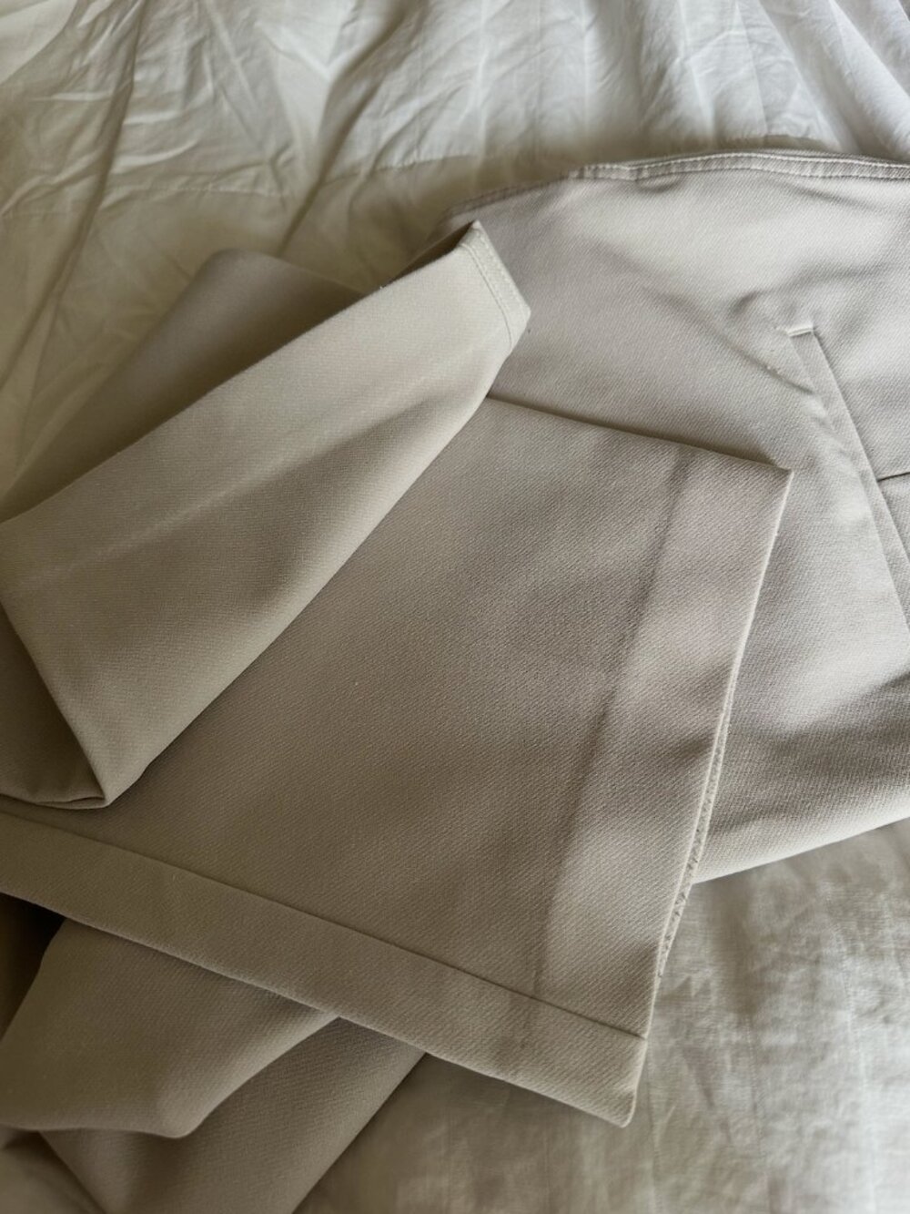 achel Zoe Beige Office Trousers Dress Pants Size 6 - Picture 2 of 9